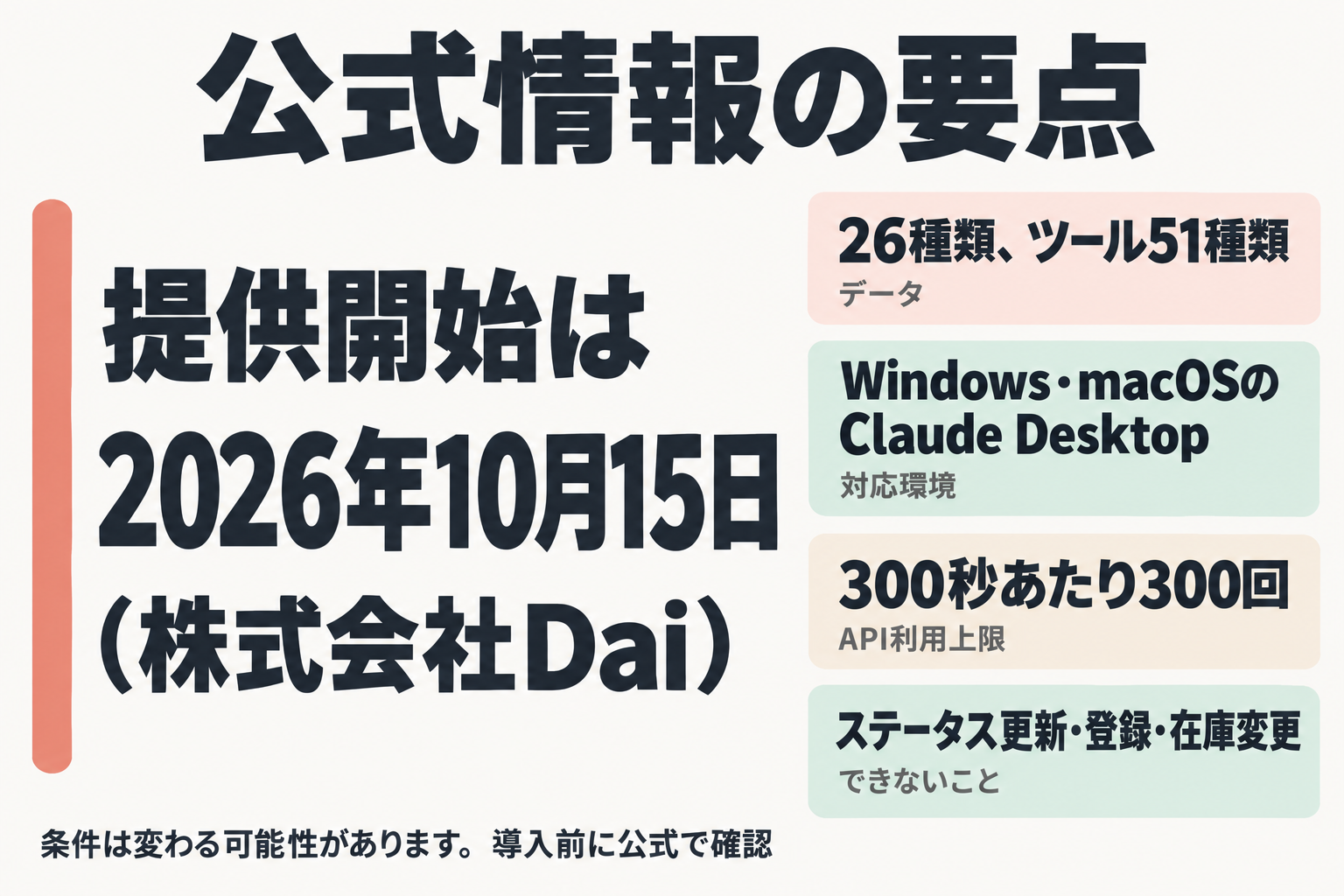 ローカルMCPの公式情報の要点まとめ